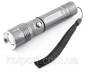 Ручний тактичний ліхтарик Police BL-7030 Т6, вологостійкий, оптичний зум, світлодіодний