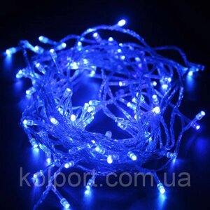Новорічна гірлянда (синя) 200Led, світлодіодна, світлотехніка, святкове освітлення
