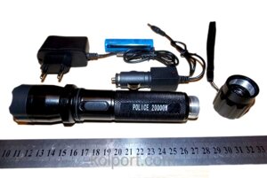 Електрошокер 1102 Police Scorpion (Посилений 2017 року випуску) Русский + знімних акумулятор шокер-ліхтарик 1102