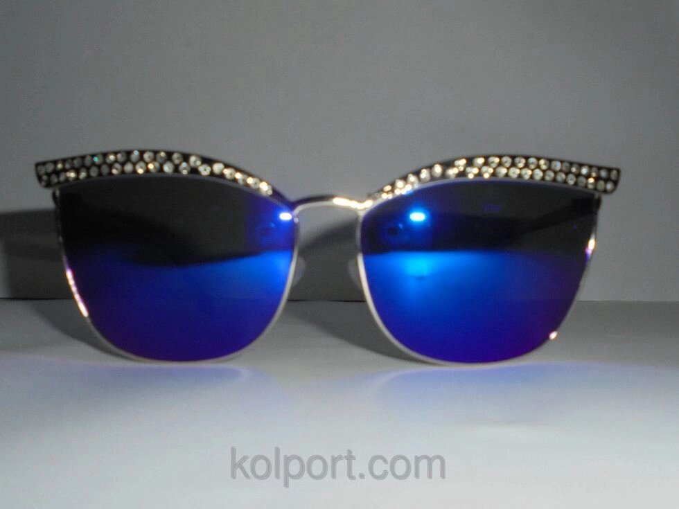 Солнцезащитные очки &quot;кошачий глаз&quot; 6918, очки стильные, модный аксессуар, очки, женские очки, качество - роздріб