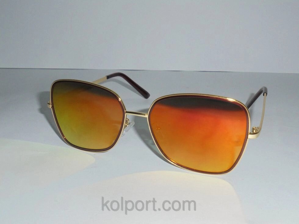 Сонцезахисні окуляри квадратні 6942, окуляри стильні, модний аксесуар, окуляри, жіночі окуляри, якість, бренд - роздріб