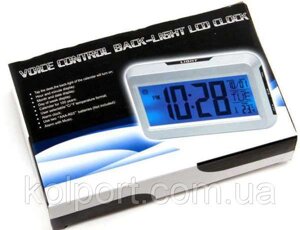 Настільні електронний годинник, термометр, календар КК 2616