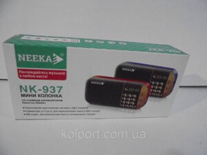 Міні-колонка Neeka NK-937, Плеєр, радіо колонки, радіоприймачі, аудіотехніка, радіо колонки, оригінальні