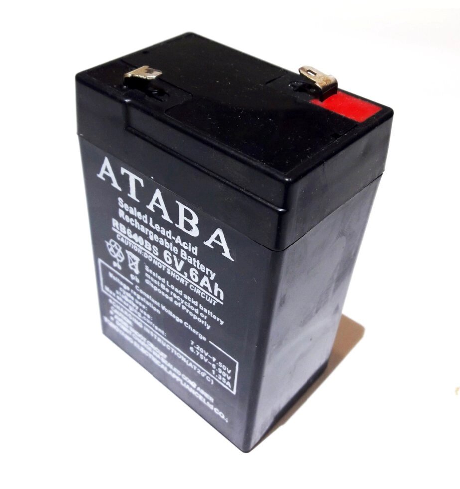 Акумулятор ATABA 6v 6 Ah - замовити