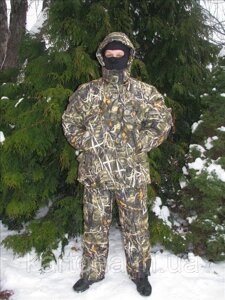 Зимовий костюм для риболовлі, температура комфорту - 30с