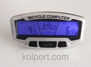 Велокомпьютер (Велосипедний комп'ютер. Спідометр, одометр. Вологозахищений)