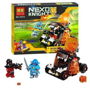 Конструктор Bela 10474 Nexo Knights Божевільна катапульта