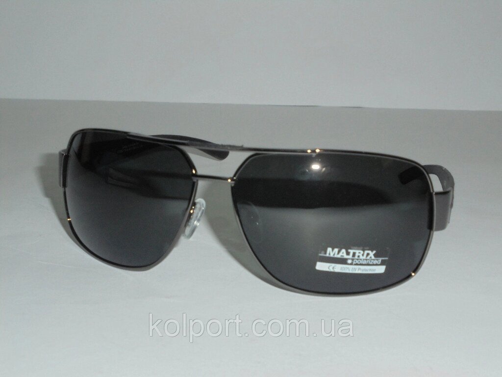 Чоловічі сонцезахисні окуляри Matrix 6612, строгі, модний аксесуар, окуляри, чоловічі, якість, прямокутні - акції