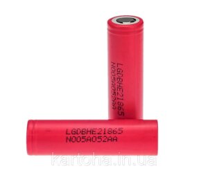 Акумулятор LG 18650 (DBHE21865) 2500 mAh Li-Ion