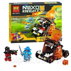 Конструктор Bela 10474 Nexo Knights Божевільна катапульта