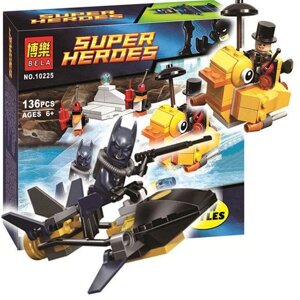 Конструктор Bela 10225 Super Heroes Пінгвін дає відсіч 136 деталей