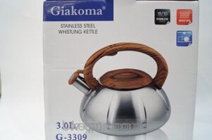 Чайник 3.0L Giakoma G-3309 для газових і електричних плит, кухонна техніка, товари для кухні, чайники