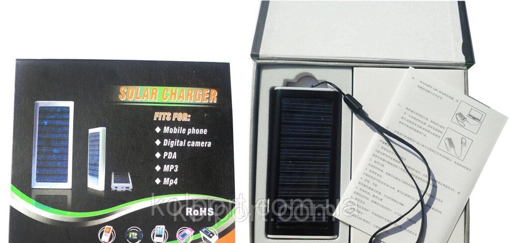 Зарядний пристрій на сонячній батареї 1350mAh (SOLAR CHARGER), купити - розпродаж
