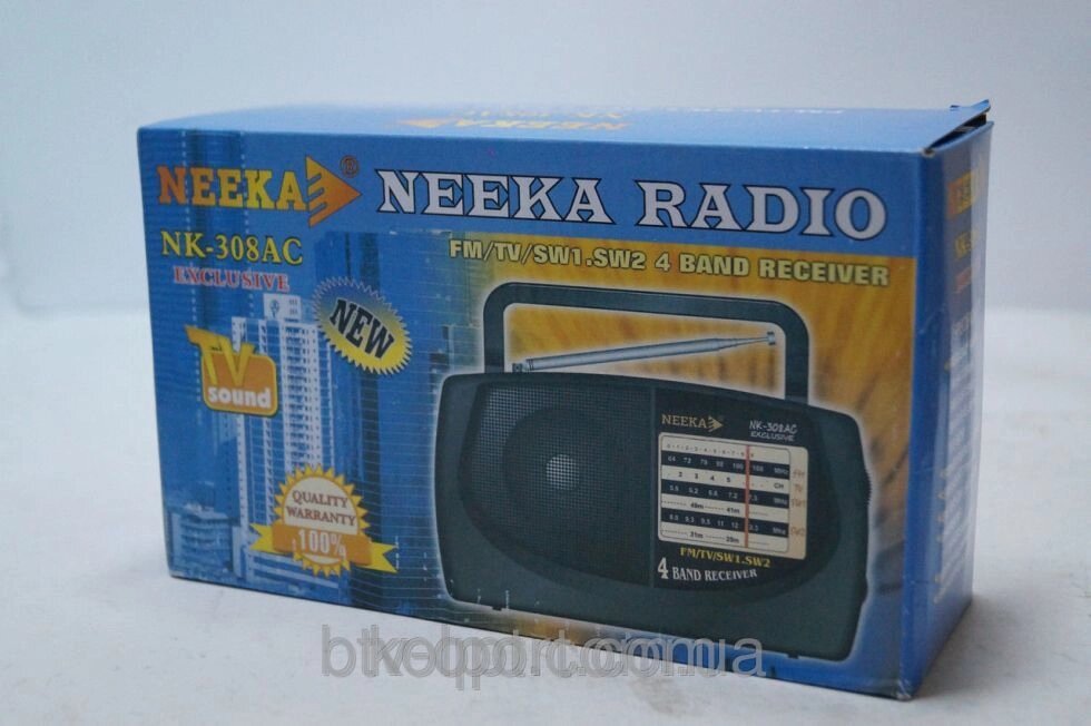 Радіоприймач neeka nk -308 ac, аудіотехніка, приймач, електроніка, радіоприймач - доставка