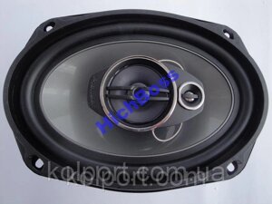 Автомобільна акустика Pioneer TS-A6974S 600W, 15х24 см Динаміки 3-х смугові