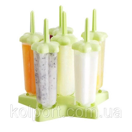 Форми для морозива Groovy Pop Molds 6 шт підставка зірка - відгуки