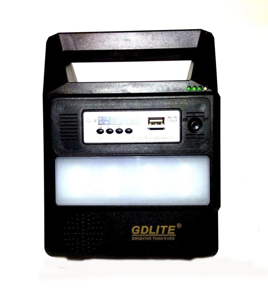 Портативна універсальна сонячна система GDLITE GD-8126 - акції