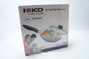 Керамічна сковорідка Frico Fru 138 24 см, кераміка, сковорідки, кухонний посуд, сковорідка Фріко