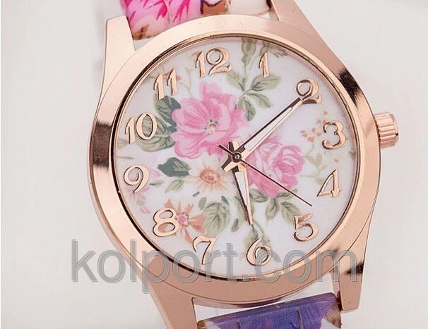 Летние нежные очень красивые женские часы Reloj - опис