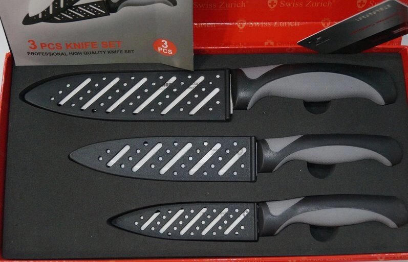 Набір кухонних керамічних ножів Swiss Zurich SZ-408 - гарантія