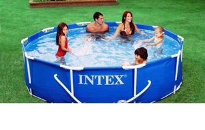 Каркасний басейн Intex 366х76 см. Відпочинок для всієї родини