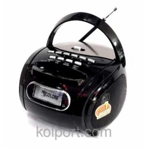 Бумбокс Golon RX 186 потужна аудіосистема Black USB, MP3, FM