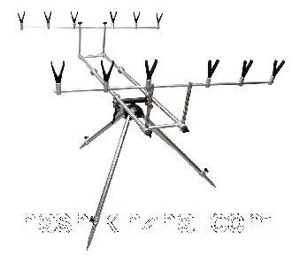 Підставка Rod Pod Corona триноги на 6 вудилищ, відмінний подарунок для чоловіка від компанії Інтернет-магазин "Tovar-plus. Com. Ua" - фото 1