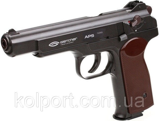 Пістолет пневматичний Gletcher APS NBB, 4.5 мм від компанії Інтернет-магазин "Tovar-plus. Com. Ua" - фото 1