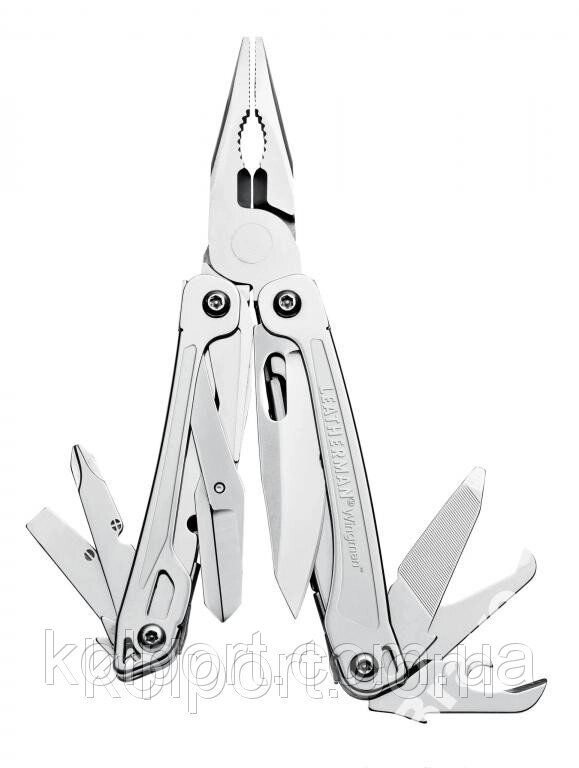 Плоскогубці + пасатіжі + ніж + викрутки Мультитул Leatherman Wingman. Оригінал з США від компанії Інтернет-магазин "Tovar-plus. Com. Ua" - фото 1