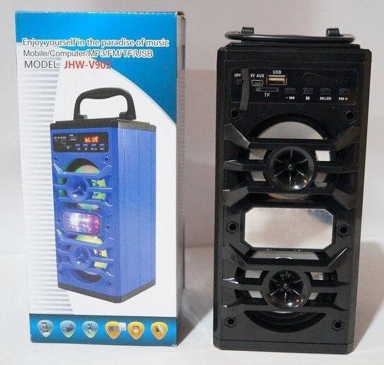 Портативна колонка mp3 usb sd player JHW-V902 Led від компанії Інтернет-магазин "Tovar-plus. Com. Ua" - фото 1