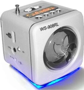 Портативна колонка WS-908RL, радіо, MINI MP3, аудіотехніка, електроніка, портативна акустика