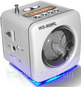 Портативна колонка WS-908RL, радіо, MINI MP3, аудіотехніка, електроніка, портативна акустика