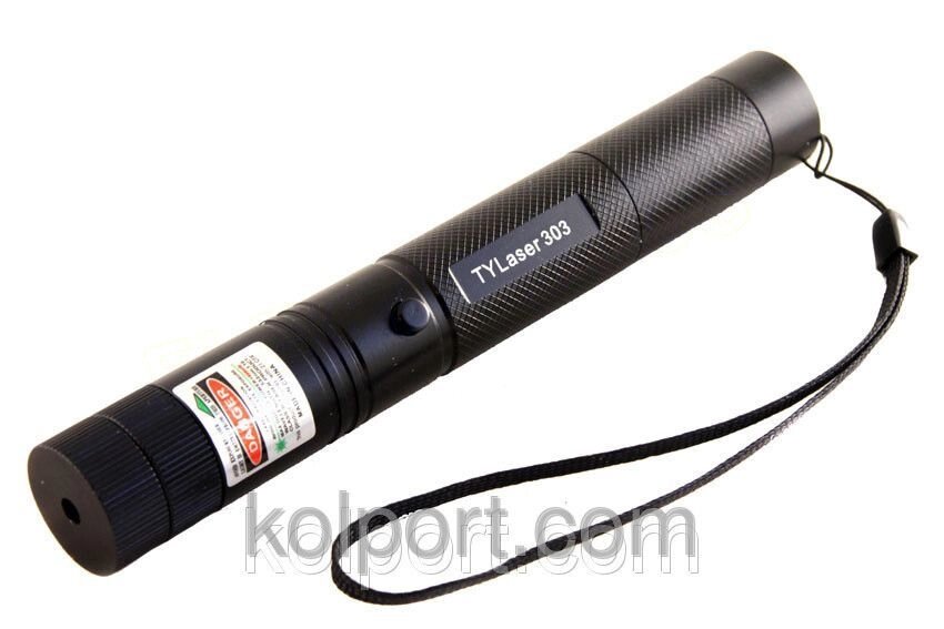 Потужна лазерна указка зелена HY Laser 303 лазер від компанії Інтернет-магазин "Tovar-plus. Com. Ua" - фото 1