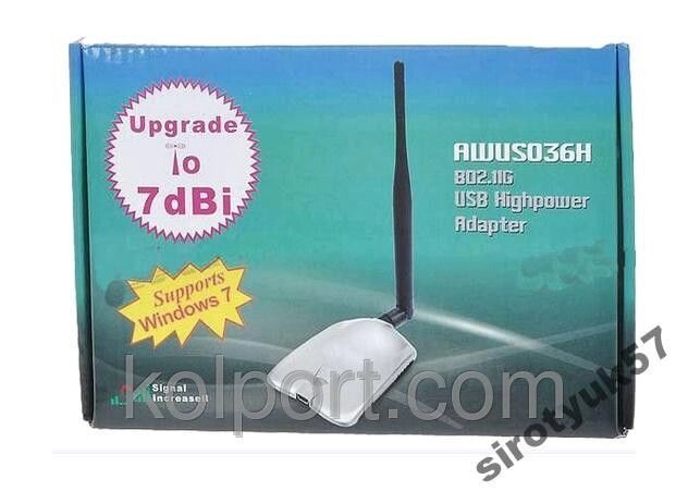 Потужний USB Wi-Fi адаптер AWUS036H від компанії Інтернет-магазин "Tovar-plus. Com. Ua" - фото 1