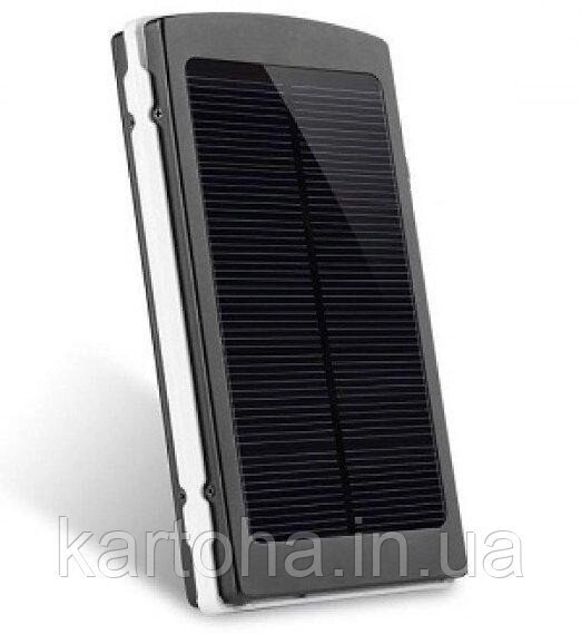 Power Bank 16000 mAh на сонячних батареях + Solar + Led панелі від компанії Інтернет-магазин "Tovar-plus. Com. Ua" - фото 1