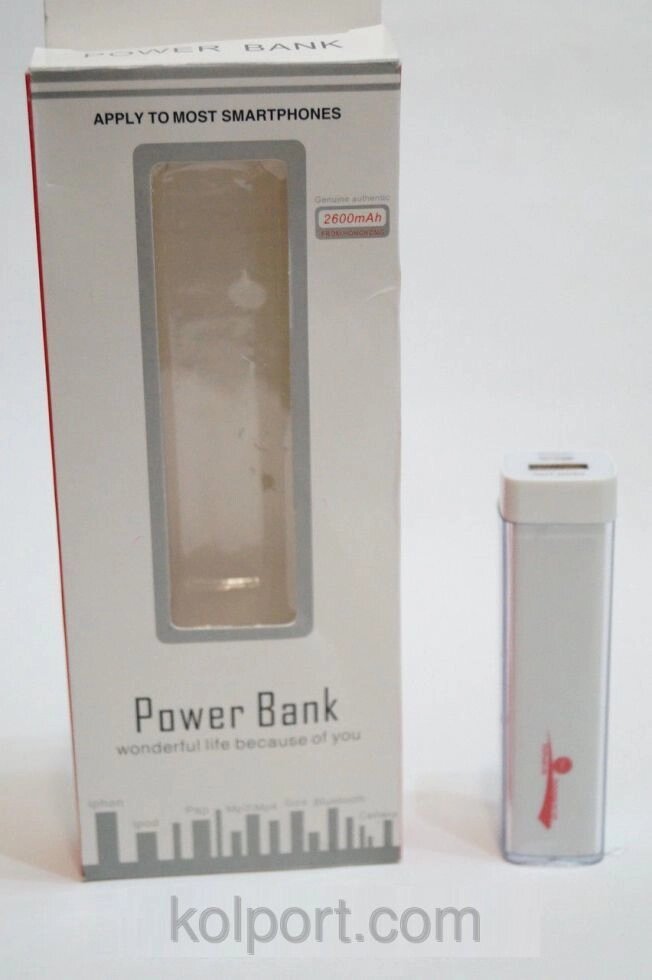 Power bank 2600mAh, акумулятор, повер банк, аксесуари, гаджети від компанії Інтернет-магазин "Tovar-plus. Com. Ua" - фото 1