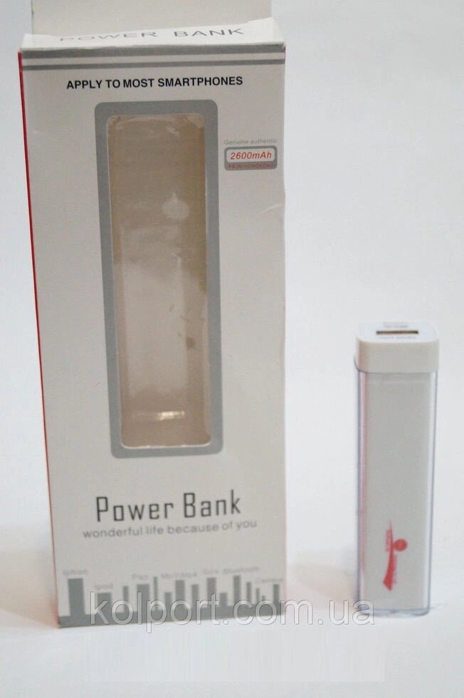 Power bank 2600mAh, акумулятор, повер банк, аксесуари, гаджети від компанії Інтернет-магазин "Tovar-plus. Com. Ua" - фото 1
