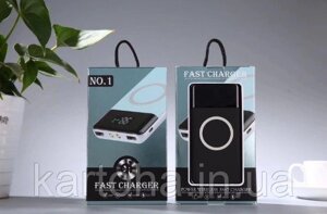 Power bank + бездротова зарядка Qi K11