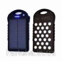 Power Bank UKC Solar Led 28000 mAh, зовнішній акумулятор з сонячною панеллю