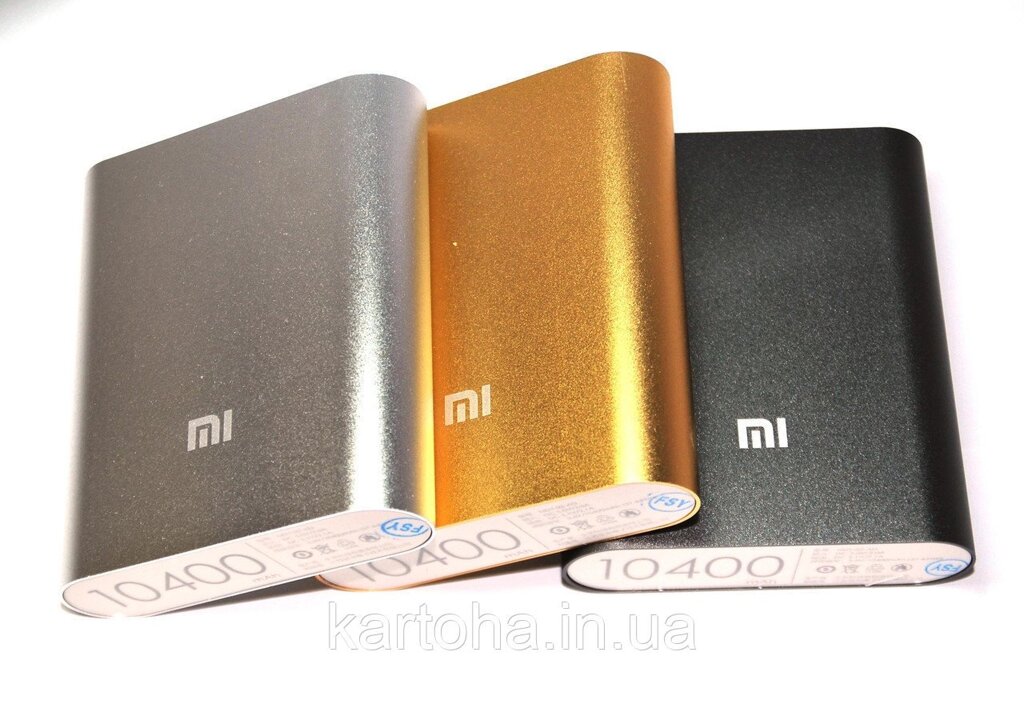 Power Bank Xiaomi 10400mah портативна зарядка від компанії Інтернет-магазин "Tovar-plus. Com. Ua" - фото 1