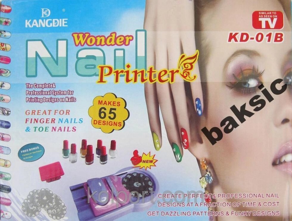 Принтер для манікюру Wonder Nail Printer від компанії Інтернет-магазин "Tovar-plus. Com. Ua" - фото 1