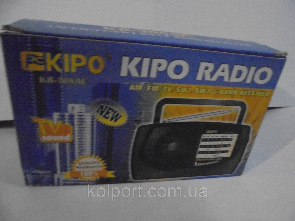 Радіо Kipo KB-308 AC, радіо, портативні колонки, радіо колонки, радіоприймачі, аудіотехніка, радіо колонки від компанії Інтернет-магазин "Tovar-plus. Com. Ua" - фото 1