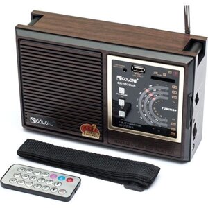 Радіоприймач GOLON QR-133UAR, з mp3, портативна акустика, аудіотехніка