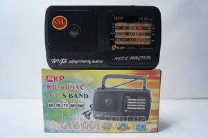 Радіоприймач Kipo kB -409AC, аудіотехніка, приймач, електроніка, радіоприймач