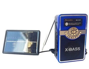 Радіоприймач MB-V028S + сонячна батарея