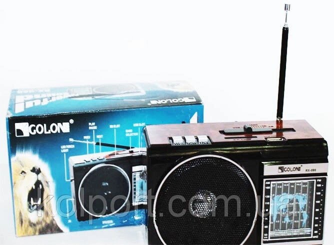 Радіоприймач GOLON RX-081, Fm, Mp3, USB, SD, з Ліхтарем, аудіотехніка від компанії Інтернет-магазин "Tovar-plus. Com. Ua" - фото 1