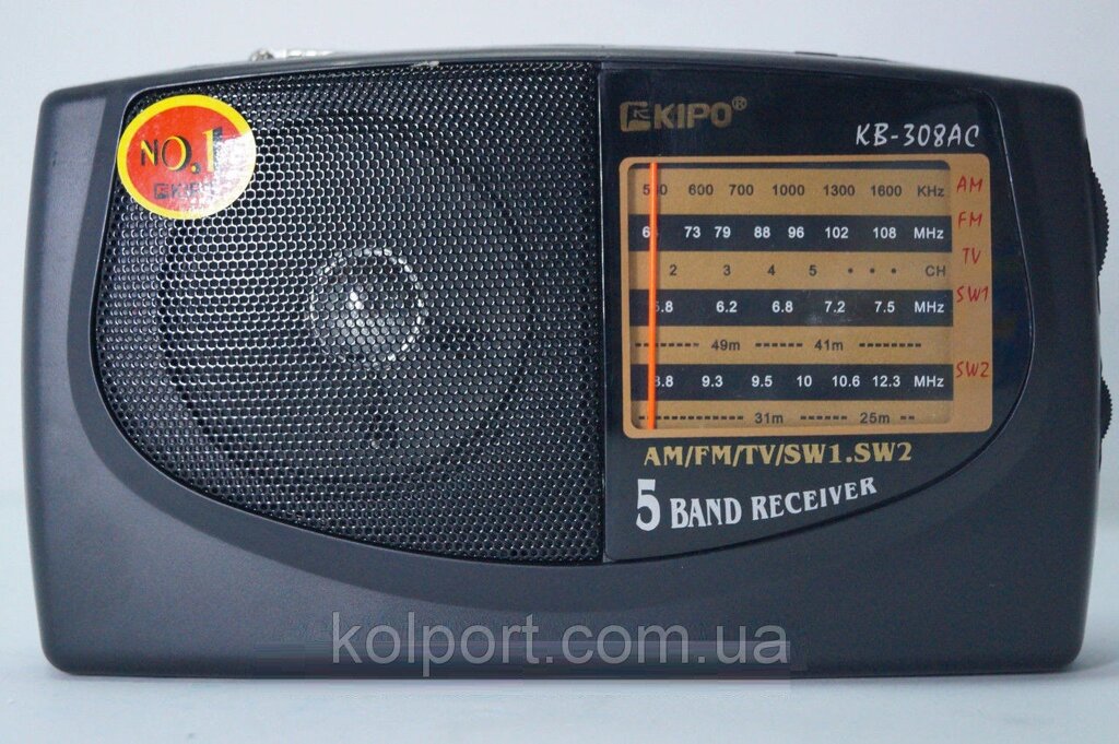 Радіоприймач Kipo kB -308AC, аксесуари для ПК, гаджети, аудіотехніка від компанії Інтернет-магазин "Tovar-plus. Com. Ua" - фото 1