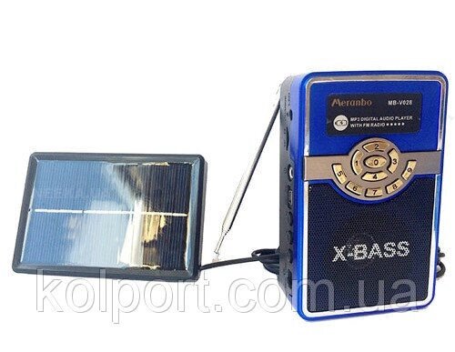 Радіоприймач MB-V028S + сонячна батарея від компанії Інтернет-магазин "Tovar-plus. Com. Ua" - фото 1