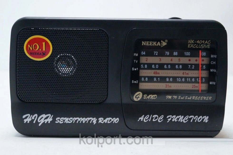 Радіоприймач Neeka NK-409, аудіотехніка, приймач, електроніка, радіоприймач від компанії Інтернет-магазин "Tovar-plus. Com. Ua" - фото 1