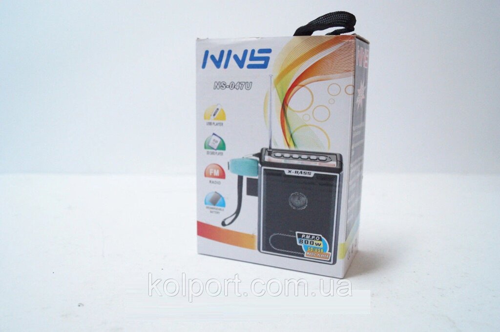 Радіоприймач NNS c SD / USB NS-047u, аудіотехніка, приймач, електроніка, радіоприймач від компанії Інтернет-магазин "Tovar-plus. Com. Ua" - фото 1